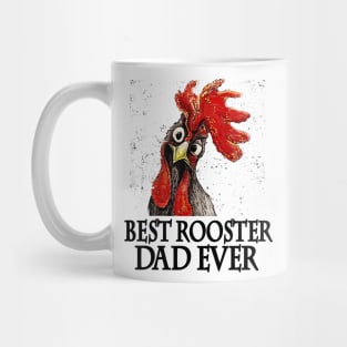 Best Rooster Dad Ever Fathers Day Gift Mug